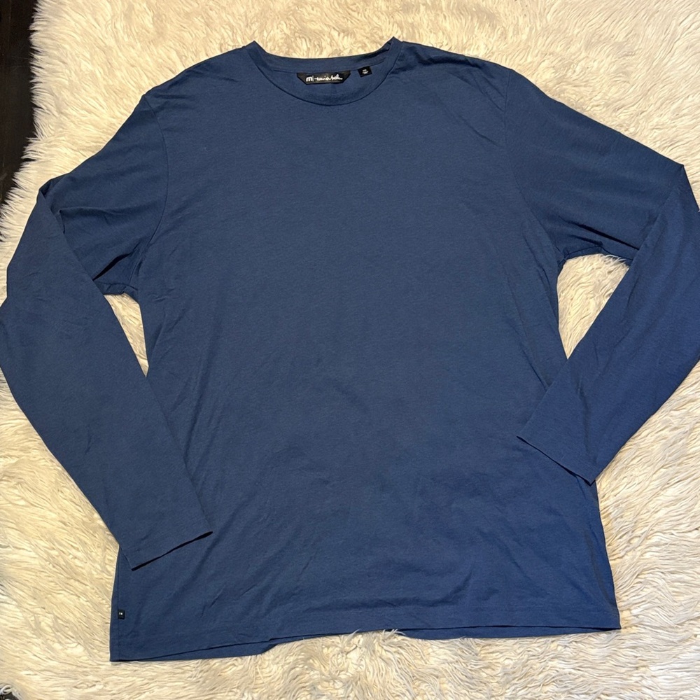 Men's Blue Long Sleeve Shirt